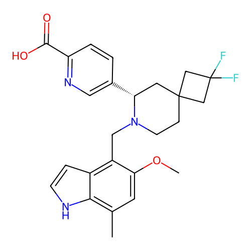 Chemical structure of BindingDB Monomer ID 732794
