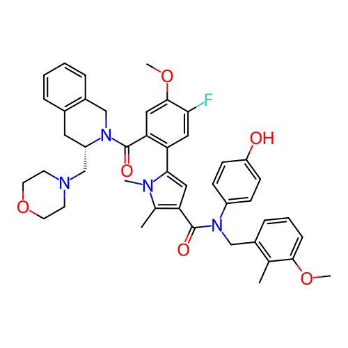 Chemical structure of BindingDB Monomer ID 732813