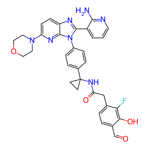 Chemical structure of BindingDB Monomer ID 733634