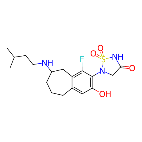 Chemical structure of BindingDB Monomer ID 734317