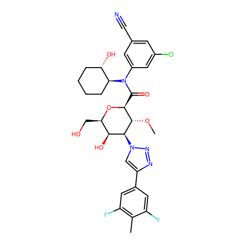 Chemical structure of BindingDB Monomer ID 737717