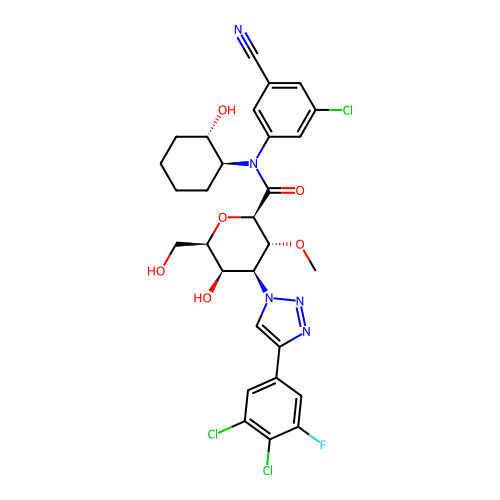 Chemical structure of BindingDB Monomer ID 737727