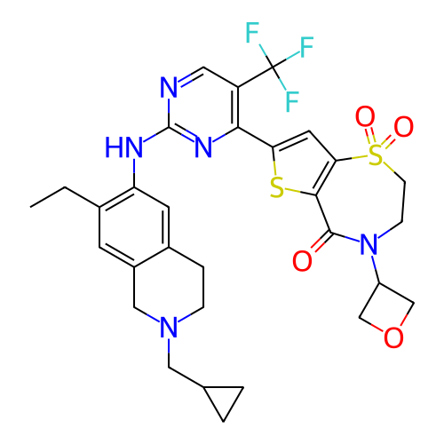 Chemical structure of BindingDB Monomer ID 738042