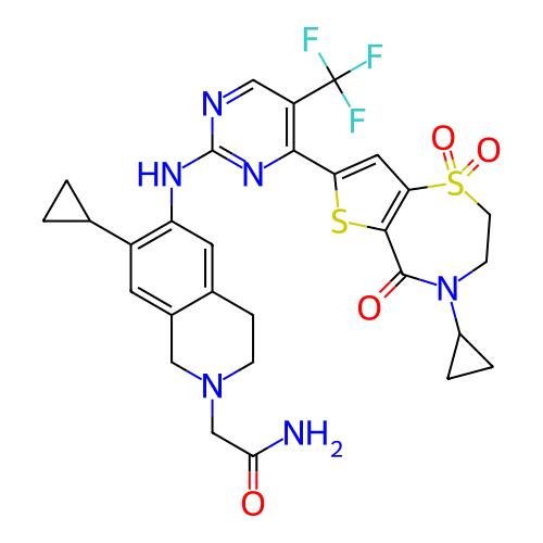Chemical structure of BindingDB Monomer ID 738046