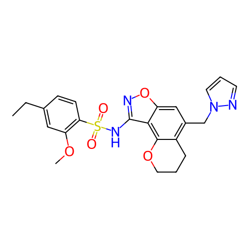 Chemical structure of BindingDB Monomer ID 739500