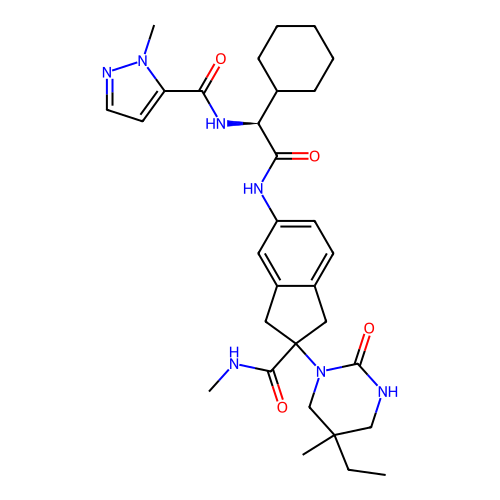 Chemical structure of BindingDB Monomer ID 740329