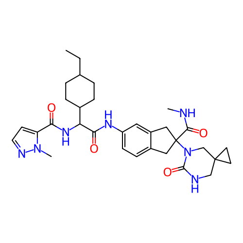 Chemical structure of BindingDB Monomer ID 740397