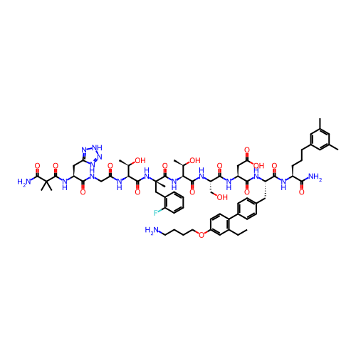 Chemical structure of BindingDB Monomer ID 741297