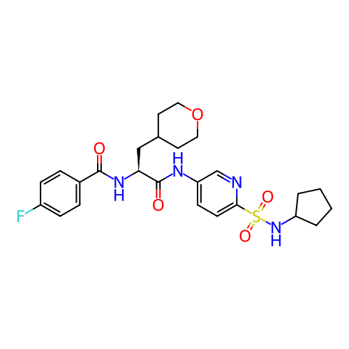 Chemical structure of BindingDB Monomer ID 741342