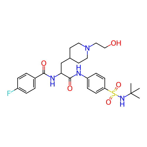 Chemical structure of BindingDB Monomer ID 741354
