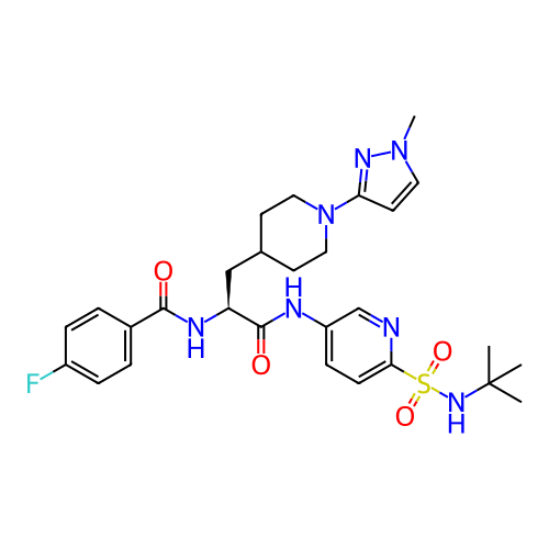 Chemical structure of BindingDB Monomer ID 741407