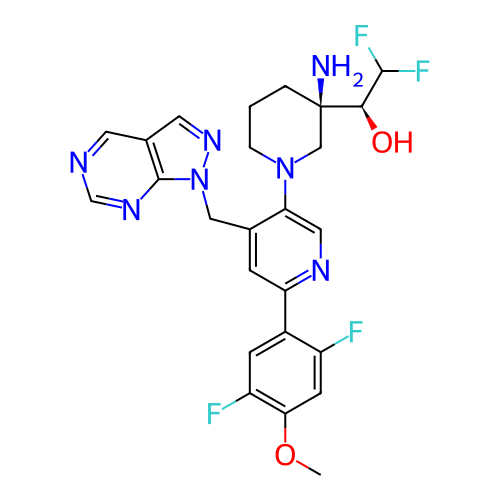 Chemical structure of BindingDB Monomer ID 743409