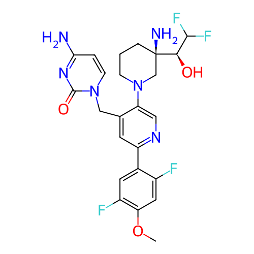Chemical structure of BindingDB Monomer ID 743417