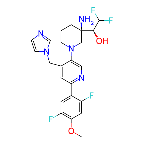 Chemical structure of BindingDB Monomer ID 743420