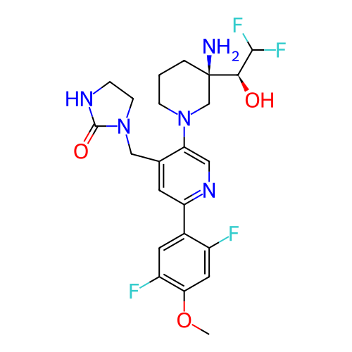 Chemical structure of BindingDB Monomer ID 743421