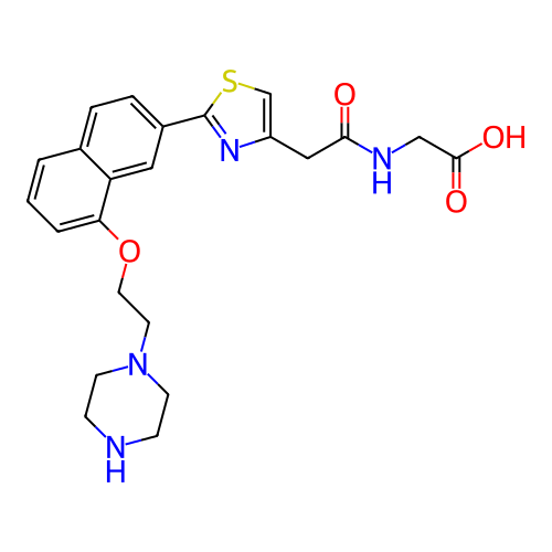 Chemical structure of BindingDB Monomer ID 743573
