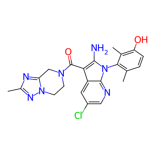 Chemical structure of BindingDB Monomer ID 743584