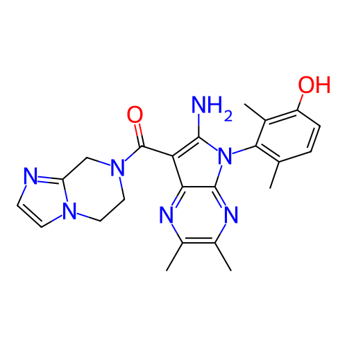 Chemical structure of BindingDB Monomer ID 743596