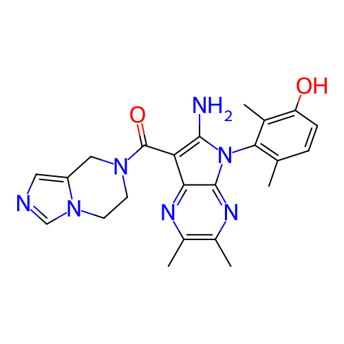 Chemical structure of BindingDB Monomer ID 743597