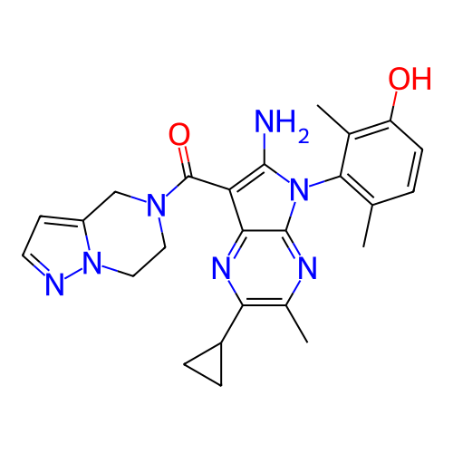 Chemical structure of BindingDB Monomer ID 743605