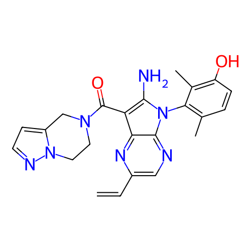 Chemical structure of BindingDB Monomer ID 743607