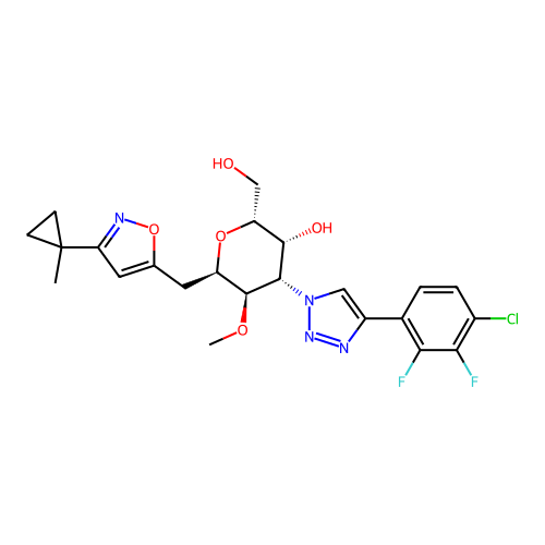 Chemical structure of BindingDB Monomer ID 746474
