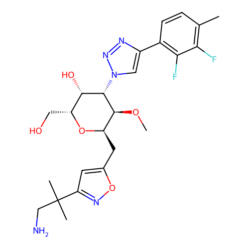 Chemical structure of BindingDB Monomer ID 746550
