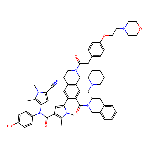 Chemical structure of BindingDB Monomer ID 746897