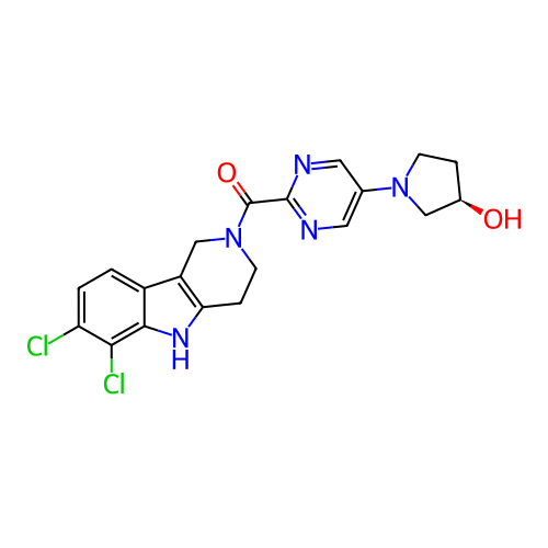 Chemical structure of BindingDB Monomer ID 747201