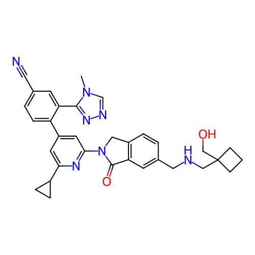 Chemical structure of BindingDB Monomer ID 747635