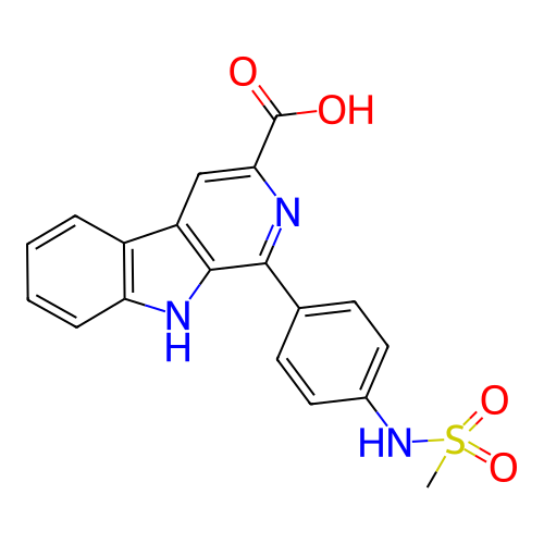 Chemical structure of BindingDB Monomer ID 748896