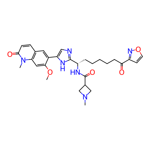Chemical structure of BindingDB Monomer ID 749811
