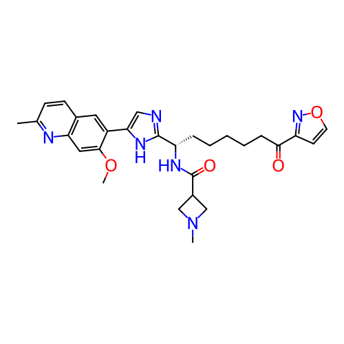 Chemical structure of BindingDB Monomer ID 749812