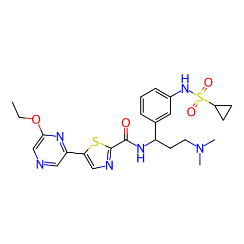 Chemical structure of BindingDB Monomer ID 750074