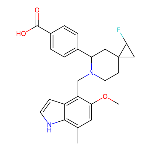 Chemical structure of BindingDB Monomer ID 761307