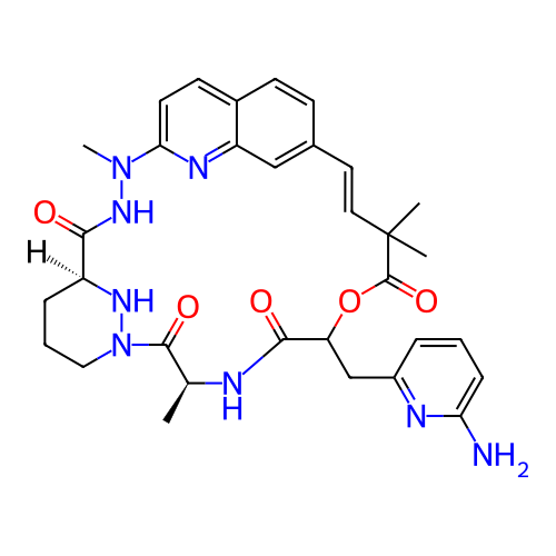 Chemical structure of BindingDB Monomer ID 761606
