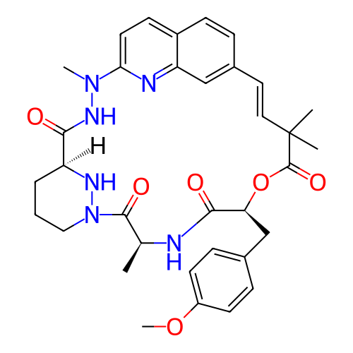 Chemical structure of BindingDB Monomer ID 761615