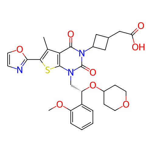 Chemical structure of BindingDB Monomer ID 764324