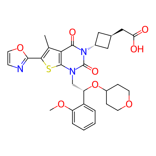 Chemical structure of BindingDB Monomer ID 764325