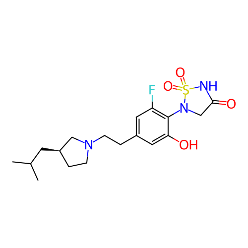 Chemical structure of BindingDB Monomer ID 764786