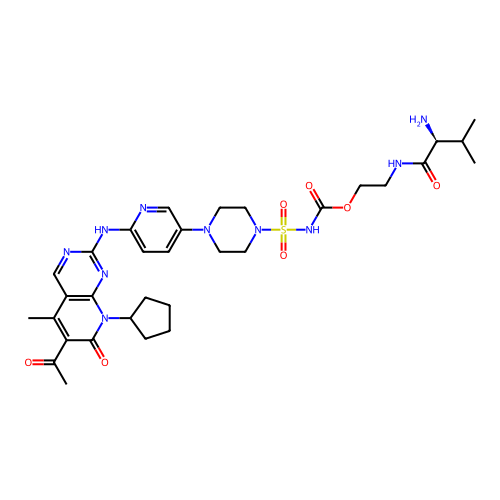 Chemical structure of BindingDB Monomer ID 772292