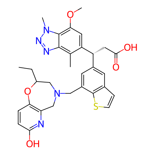 Chemical structure of BindingDB Monomer ID 773630