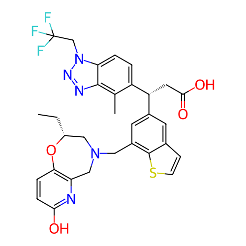 Chemical structure of BindingDB Monomer ID 773636