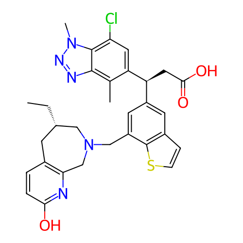 Chemical structure of BindingDB Monomer ID 773694
