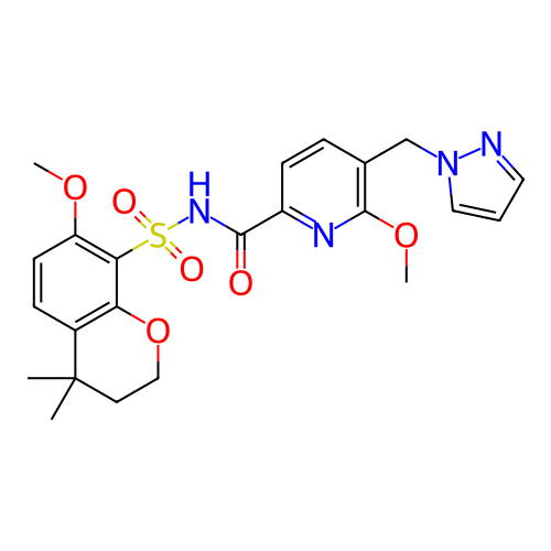 Chemical structure of BindingDB Monomer ID 774001