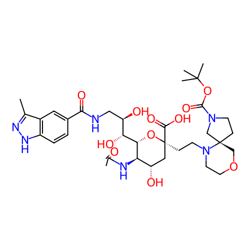 Chemical structure of BindingDB Monomer ID 778267