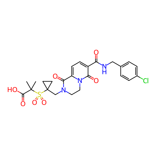 Chemical structure of BindingDB Monomer ID 785305