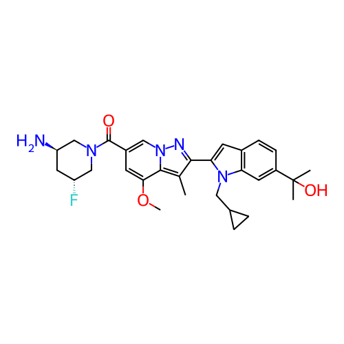 Chemical structure of BindingDB Monomer ID 788284