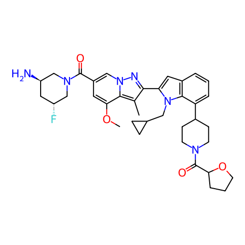 Chemical structure of BindingDB Monomer ID 788578