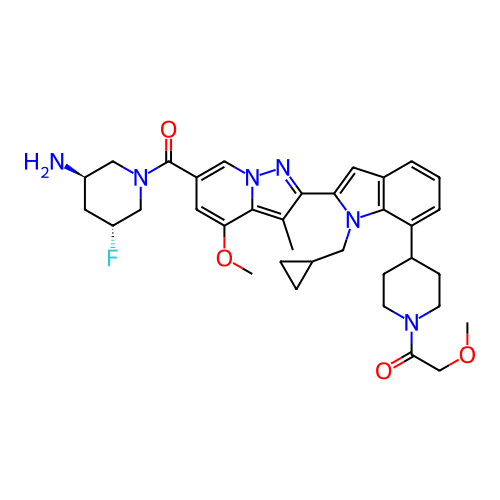 Chemical structure of BindingDB Monomer ID 788589